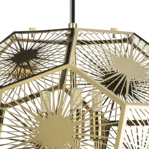 Светильник подвесной Fermo 724262 Lightstar золотой 6 ламп, основание золотое в стиле современный арт-деко  фото 3