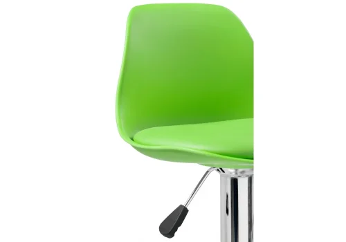 Барный стул Soft 15034 Woodville, зелёный/экокожа, ножки/металл/зелёный, размеры - ***** фото 6