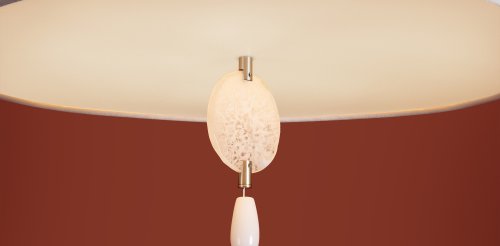 Люстра на штанге Agate FR2052PL-05N Freya серая на 5 ламп, основание никель в стиле классический прованс фото 4 Люстра на штанге Agate FR2052PL-05N Freya серая на 5 ламп, основание никель в стиле классический прованс фото 4