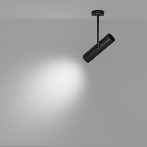 Светильник накладной Elti C020CL-01B Maytoni чёрный 1 лампа, основание чёрное в стиле современный круглый фото 6