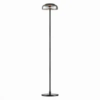 Торшер LED Lazio SL6002.405.01 ST-Luce  серый чёрный 1 лампа, основание чёрное в стиле хай-тек современный
