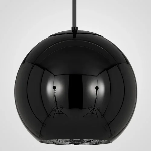 Светильник подвесной Copper Shade Black D50 182709-22 ImperiumLoft чёрный 1 лампа, основание чёрное в стиле современный арт-деко 