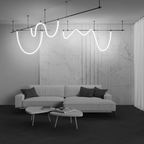 Трековый светильник LED Magnetic trаck system Flarity TR154-1-27W4K-B Maytoni белый для шинопроводов серии Magnetic trаck system Flarity чёрный фото 6