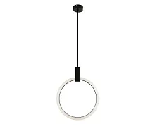 Светильник подвесной LED Азaлия 08430-40,19 Kink Light белый на 1 лампу, основание чёрное в стиле современный 