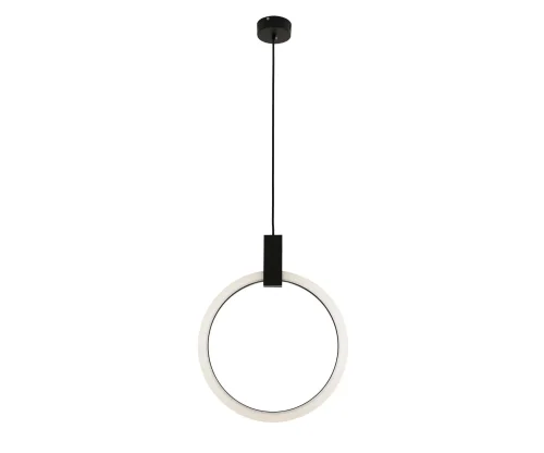 Светильник подвесной LED Азaлия 08430-40,19 Kink Light белый на 1 лампу, основание чёрное в стиле современный 