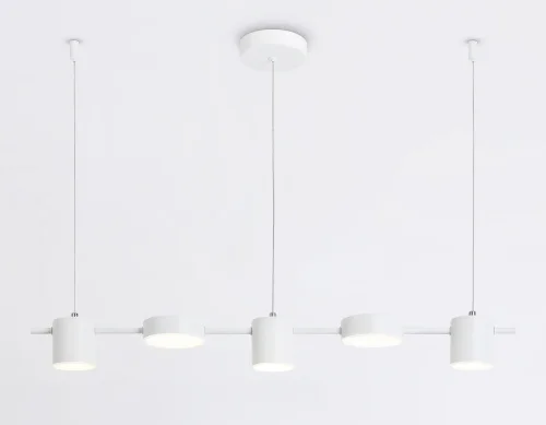 Светильник подвесной LED FL51678 Ambrella light белый 1 лампа, основание белое в стиле современный хай-тек  фото 5