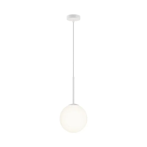 Светильник подвесной Basic form MOD321PL-01W1 Maytoni белый 1 лампа, основание белое в стиле современный шар