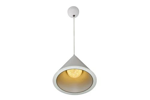 Светильник подвесной LED Lunare WL D8858-1 WH iLedex белый на 1 лампу, основание белое в стиле хай-тек современный 
