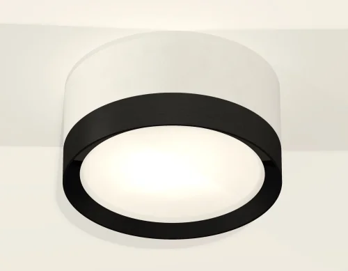Светильник накладной XS8101002 Ambrella light белый 1 лампа, основание белое в стиле хай-тек круглый фото 2