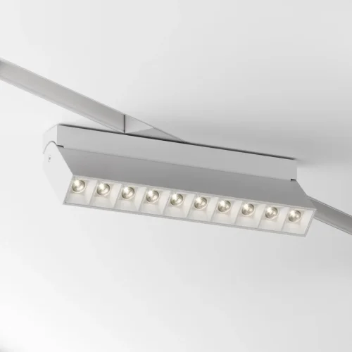 Трековый светильник LED Magnetic track system Gravity TR077-2-20W3K-W Maytoni белый для шинопроводов серии Magnetic track system Gravity белый