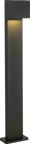 Парковый светильник LED Brik SL9513.405.01 ST-Luce уличный IP65 чёрный на 1 лампу, плафон чёрный в стиле хай-тек современный LED