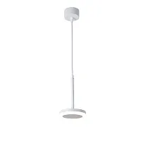 Светильник подвесной LED Sarkal 3078-1P Favourite белый 1 лампа, основание белое в стиле хай-тек современный 