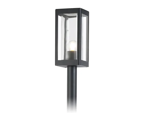 Парковый светильник ST2422 Ambrella light уличный IP54 серый 1 лампа, плафон прозрачный в стиле хай-тек современный E27 фото 4