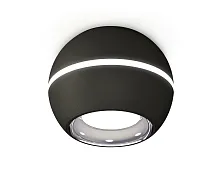 Светильник накладной Techno spot XS1102002 Ambrella light чёрный 1 лампа, основание чёрное в стиле модерн круглый