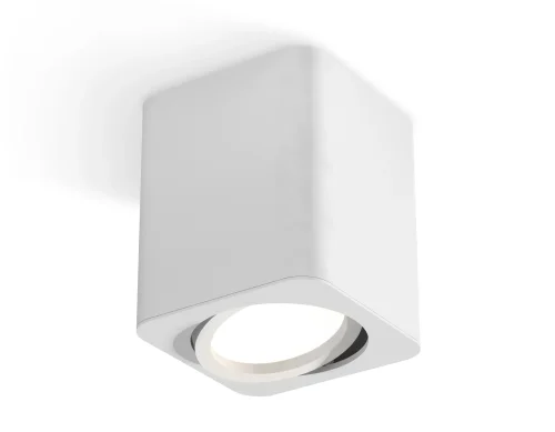 Светильник накладной Techno Spot XS XS7812010 Ambrella light белый 1 лампа, основание белое в стиле модерн хай-тек квадратный
