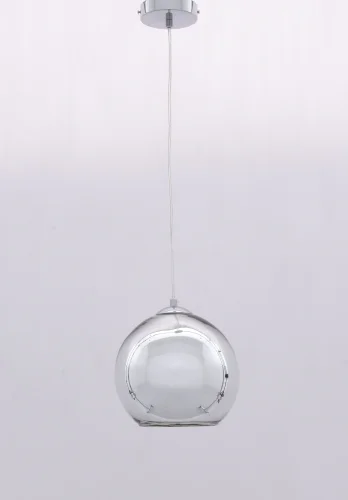 Светильник подвесной Lobos  LDP 107-300 CHR Lumina Deco хром 1 лампа, основание хром в стиле современный шар фото 3