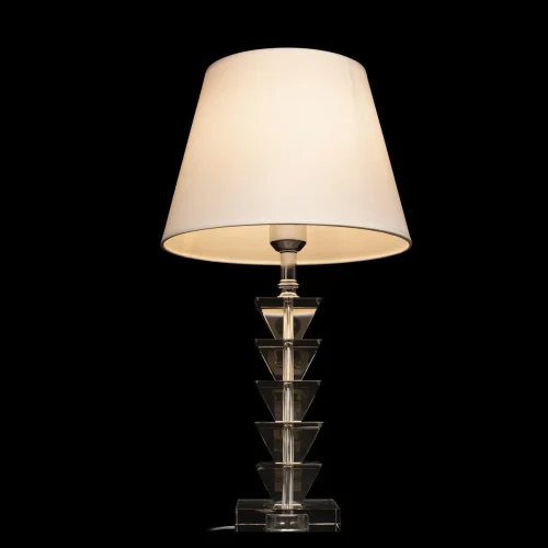 Настольная лампа Сrystal 10276 LOFT IT белая 1 лампа, основание прозрачное хрусталь в стиле классический  фото 3