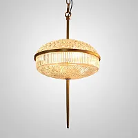 Светильник подвесной AMPLE B 212136-26 ImperiumLoft прозрачный 3 лампы, основание золотое в стиле современный арт-деко 