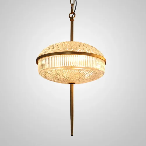 Светильник подвесной AMPLE E 212139-26 ImperiumLoft прозрачный 3 лампы, основание золотое в стиле современный арт-деко  фото 15