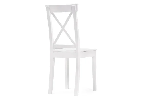 Деревянный стул Эйнор белый 527072 Woodville, /, ножки/массив березы дерево/белый, размеры - ****400*500 фото 4