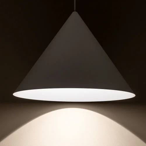 Светильник подвесной Zenith L 8006-NW Nowodvorski белый на 1 лампу, основание белое в стиле лофт фото 2