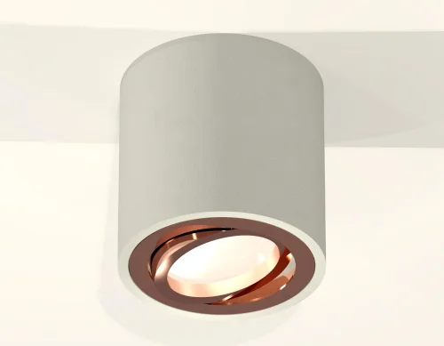 Светильник накладной Techno spot XS7533005 Ambrella light серый 1 лампа, основание серое в стиле хай-тек современный круглый фото 3
