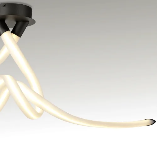 Светильник потолочный LED Armonia 6793 Mantra белый 1 лампа, основание чёрное в стиле современный хай-тек  фото 4