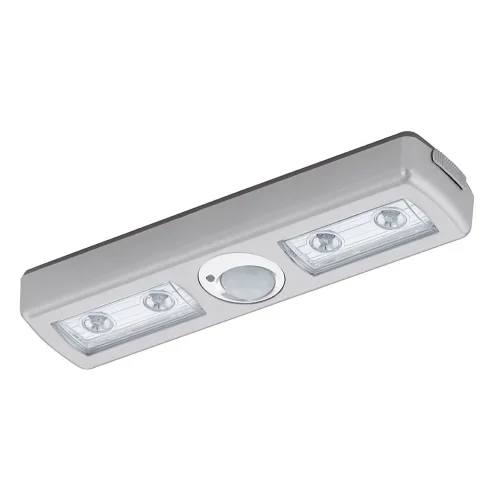 Светильник накладной LED BALIOLA 94686 Eglo серебряный на 1 лампу, основание серое серебряное в стиле минимализм современный квадратный