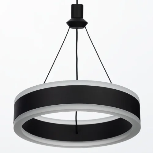 Светильник подвесной LED Дуэт CL719051 Citilux чёрный 1 лампа, основание чёрное в стиле современный хай-тек каскад фото 7