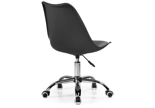 Компьютерное кресло Kolin black 11834 Woodville, чёрный/искусственная кожа, ножки/металл/хром, размеры - *890***490*560 фото 4
