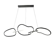 Светильник подвесной LED Сена 07609-5AL,29 Kink Light чёрный на 1 лампу, основание чёрное в стиле хай-тек современный 