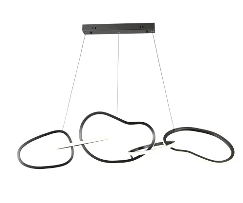 Светильник подвесной LED Сена 07609-5AL,29 Kink Light чёрный на 1 лампу, основание чёрное в стиле хай-тек современный  Светильник подвесной LED Сена 07609-5AL,29 Kink Light чёрный на 1 лампу, основание чёрное в стиле хай-тек современный