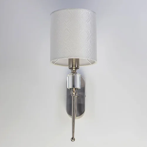 Бра Конрад 667022801 MW-Light белый на 1 лампа, основание хром в стиле современный  фото 3