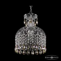Светильник подвесной 14781/22 Ni K801 Bohemia Ivele Crystal прозрачный 3 лампы, основание никель в стиле классический sp