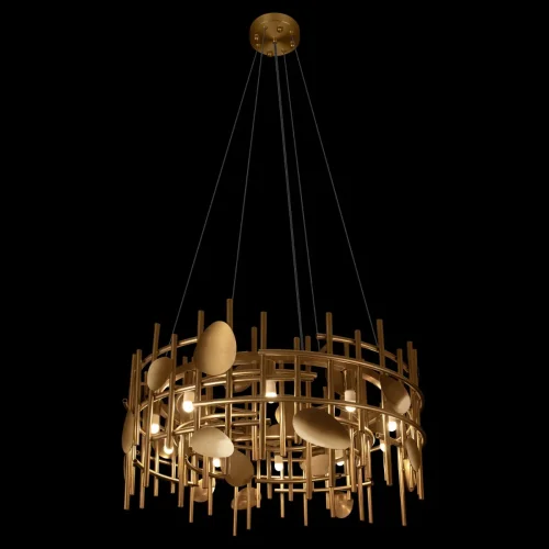 Светильник подвесной Escama 10396/600C LOFT IT золотой на 10 ламп, основание золотое в стиле современный фото 2