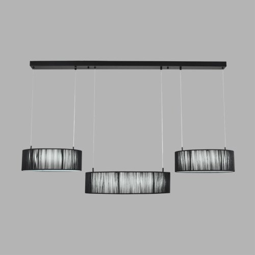 Светильник подвесной LED Kava 8371/70L Lumion чёрный на 1 лампу, основание чёрное в стиле минимализм кольца фото 6