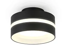 Светильник накладной TN5421 Ambrella light чёрный 1 лампа, основание чёрное в стиле модерн круглый