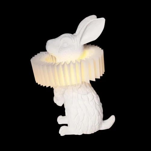 Настольная лампа LED Bunny 10117/A LOFT IT белая 1 лампа, основание белое смола полимер в стиле современный животные фото 4