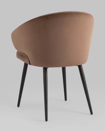 Стул с подлокотниками Codo велюр коричневый УТ000039138 Stool Group, /, ножки//, размеры - *790***620*570 фото 4