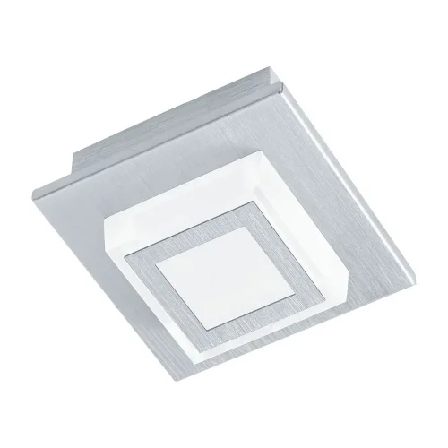 Светильник потолочный LED MASIANO 94505 Eglo серый белый 1 лампа, основание серое в стиле минимализм современный 