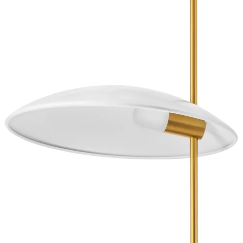 Торшер LED Marmara 801716 Lightstar  белый 1 лампа, основание золотое белое в стиле арт-деко
 фото 7