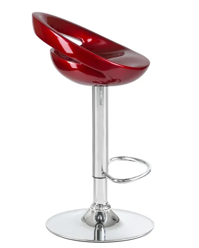 Стул барный набор 2 шт. SET-2 1010-LM DISCO, цвет сиденья бордовый металлик, цвет основания хром Dobrin, /полимер, ножки/металл/хром, размеры - 790*1000***470*440 фото 4 Стул барный набор 2 шт. SET-2 1010-LM DISCO, цвет сиденья бордовый металлик, цвет основания хром Dobrin, /полимер, ножки/металл/хром, размеры - 790*1000***470*440 фото 4