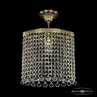 Светильник потолочный 19203/25IV G Balls Bohemia Ivele Crystal прозрачный 1 лампа, основание золотое в стиле классика balls