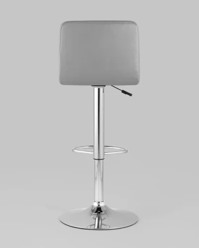 Стул барный Малави LITE, серый NP УТ000037679 Stool Group, серый/экокожа, ножки//хром, размеры - 860*1080***400*435 фото 4