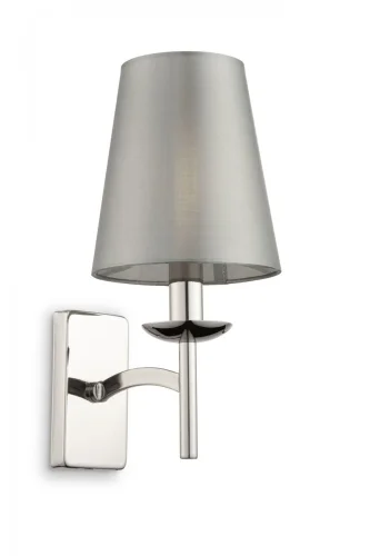 Бра Krona MOD076WL-01N Maytoni серый на 1 лампа, основание никель в стиле современный 