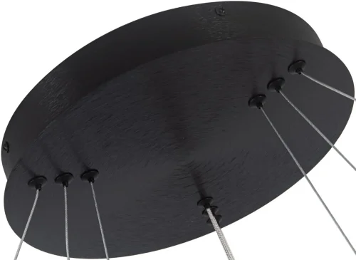 Светильник подвесной LED с пультом Ring 4006/02/03P Stilfort чёрный 1 лампа, основание чёрное в стиле современный хай-тек с пультом кольца фото 4