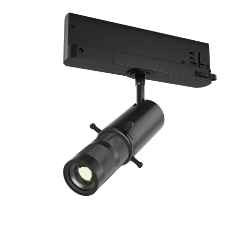 Трековый светильник LED Three phase track system Trinity TR108-3-10W3K-B Maytoni чёрный для шинопроводов серии Three phase track system Trinity чёрный