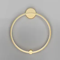 Бра LED Halo MOD005WL-L22BSK1 Maytoni латунь на 1 лампу, основание латунь в стиле современный хай-тек минимализм 