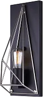 Бра Grizel TL1178B-01BC Toplight хром 1 лампа, основание чёрное в стиле современный 