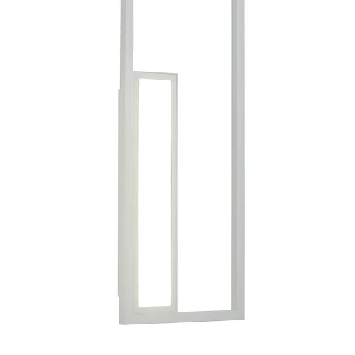 Бра LED Boutique 7663 Mantra белый на 1 лампа, основание белое в стиле современный хай-тек квадраты фото 2